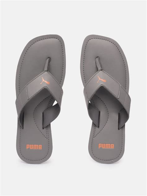 Puma Men Grey Caper V3 Thong Flip-Flops - Price History