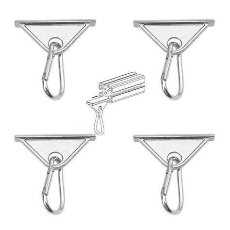 Rrina 4Pcs 2020 Series Sliding Activity Hook for 6mm T-Slot Aluminum ...