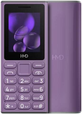HMD 110 4G Keypad Phone with YouTube, Built-in Scan & Pay UPI App, Rear ...