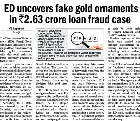 of the accused however an authorised valuer confirmed the items were ...