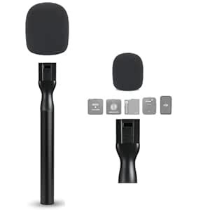 YUGAM Metal Interview Mic Handle Stick for Wireless Microphones ...