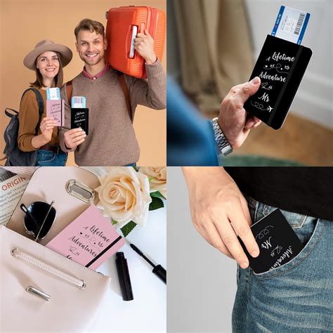 Buy Passport Book Holder,Passport Wallet for Men Mr and Mrs Passport ...