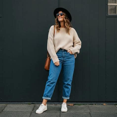 25 Mom Jeans Outfits That Are Comfy & Stylish