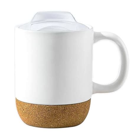 Buy URBAN GEAR - Corky - Ceramic Mug with Cork Base and Splash Proof ...