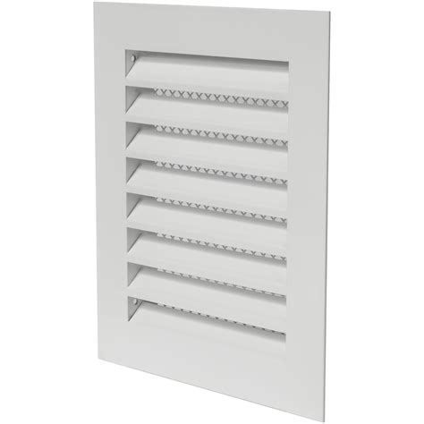Vent Systems 6" x 8" Inch White Soffit Vent Cover - Air Vent Louver ...
