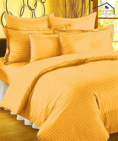 Yellow 350GSM Single Bed Comforter – Weave & Decor