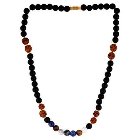Dare by Voylla Natural Beads Coloured Stones Chain Jewelry Gift for Him ...