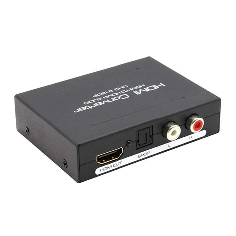 Microware HDMI Audio Extractor 4Kx2K HDMI to HDMI + Optical Toslink ...