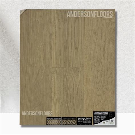 Vidar American Oak T&G 6" - Moon Light Engineered Hardwood Flooring