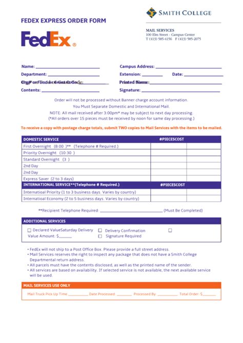 Image result for FedEx Printable Forms