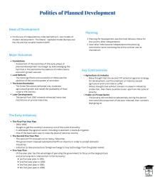 Politics of Planned Development Mind Map - Humanities/Arts Political ...