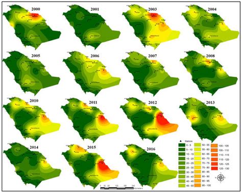 Spatial and Temporal Variations in the Incidence of Dust Storms in ...