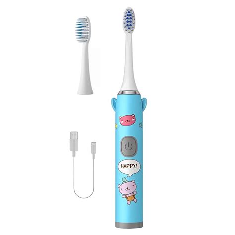 TLISMI Cartoon Printed Waterproof USB Rechargeable Sonic Electric ...