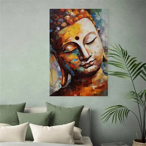 Abstract Meditation Poster - Modern Buddha Art from ZenArtBliss.com ...