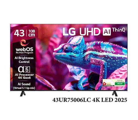 LG 43 inches UR75 4K LED TV 43UR75006LC 2025 : Specs & Review