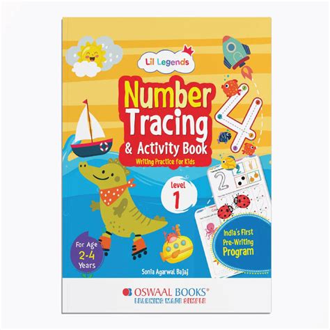 Lil Legends Number Tracing & Activity Book, Level-1 | Writing Practice ...