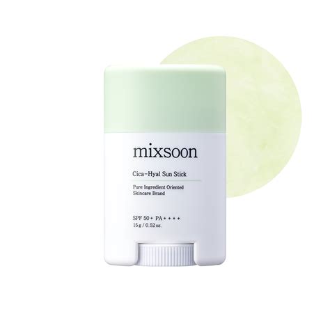mixsoon Cica Hyal Sunstick SPF 50+ PA++++ - 15g