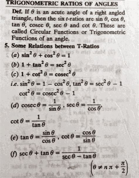 Image result for Mathematics Trigonometry Formulas