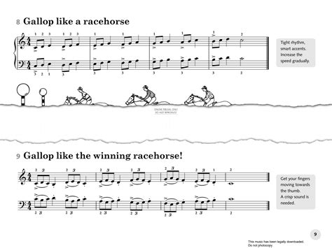 Gallop Like The Winning Racehorse (Fanny Waterman) | Sheet Music: Piano | PDF Download