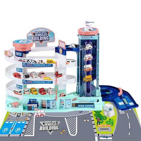 Buy Powerextra 4-Level Car Parking Garage Toy Online at desertcartINDIA