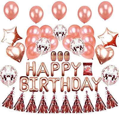 Buy EKKONG Happy Birthday Decorations Balloons - Birthday Party ...