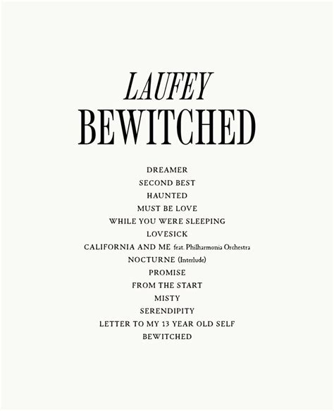 Laufey’s Bewitched Tracklist, album out September 8th 🪄 : r/laufey