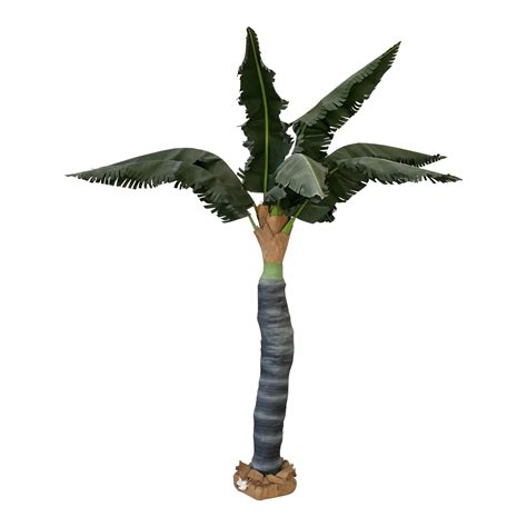 Coastal Tropical Canvas Palm Tree | Brittany's Bamboo Barn