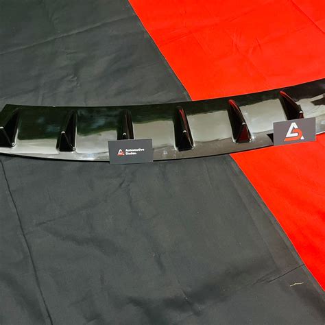 7 Fin Rear Diffuser India | Universal ABS Shark Fin Diffuser ...