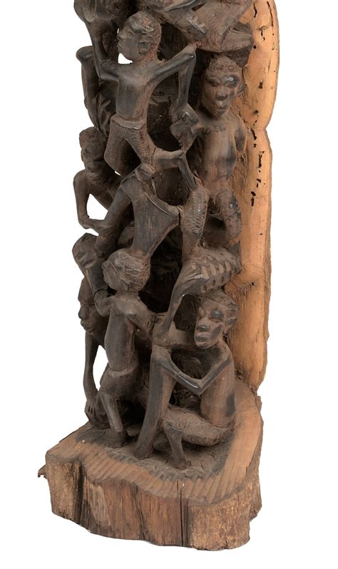 Makonde Tree of Life Sculpture 02 – Artisera