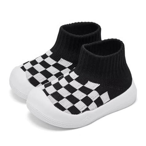 Hstyle Baby Sock Shoes Toddler Walking Shoes Infant Non-Slip Slippers Soft Rubber Sole Sneakers for Baby Boys Girls