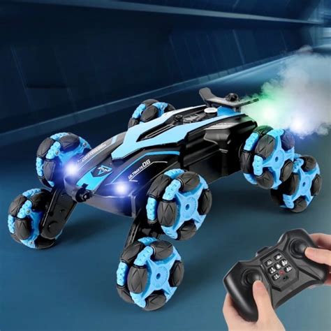 8WD RC Stunt Car with Spray, Lights & Music for Kids – DreaMee