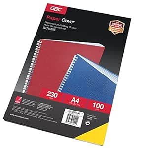 GBC Ibicover Binding Cover 63 Series 230GSM A4 Yellow (Pack of 100 ...