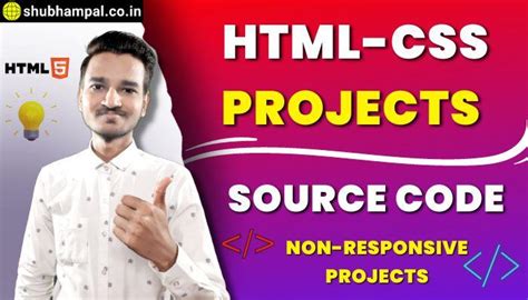 HTML CSS Projects with Source Code Free 的图像结果