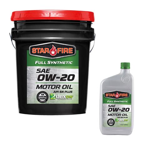 Full Synthetic Motor Oil 0W-20 dexos 1 | 5 Gal or 12 Qt case