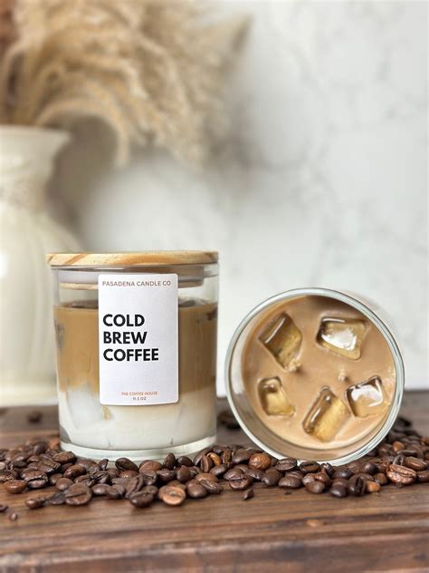 Iced Coffee Candle: Caramel Scented Soy Wax Candle (11.5oz) - Etsy