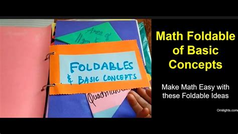 Image result for Foldables Maths Project Easy