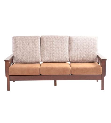 Larry Wooden Sofa 3 seater