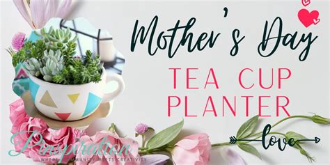Mother’s Day Tea Cup and Saucer Planter, Pinspiration Chesterfield, 11 ...