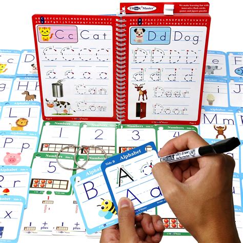 Think2masterwrite And Clean Laminated Workbook And Flash Cards Alphabet ...