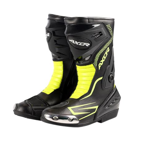Axor Slipstream Riding Boots (Black Neon Green)– Moto Central