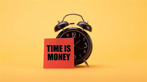 Download wallpaper 2048x1152 time, money, phrase, words, alarm clock ...