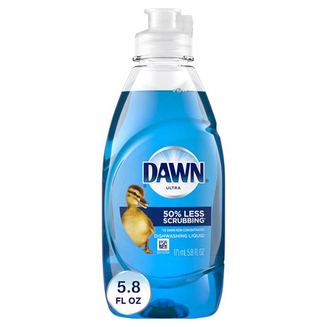 Dawn Ultra Dish Soap, Original Dishwashing Liquid, 50 Percent Less ...