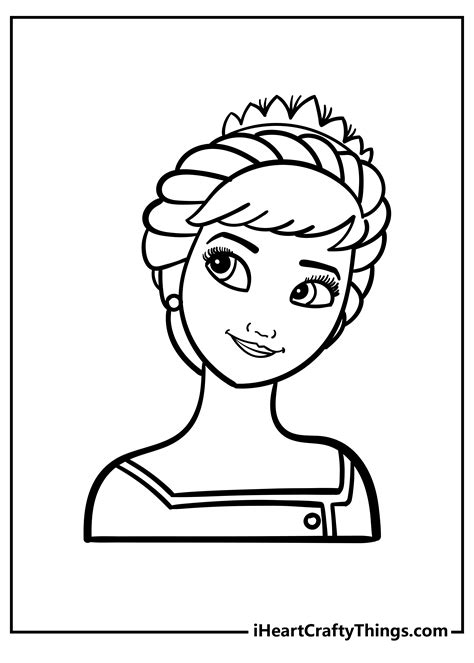 Anna Printable Coloring Pages