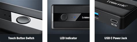 Lemorele USB 3.0 Sharing Switch for 2 Computers & 4 USB Ports