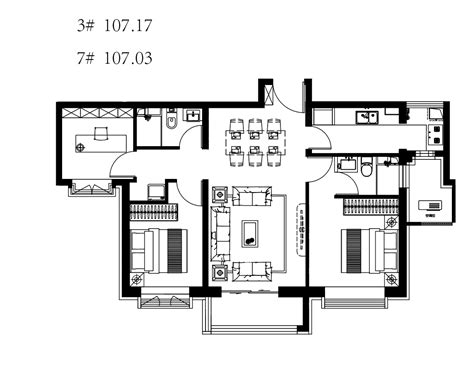 137平米三室两厅效果图,137平米装修效果图,137平方房子装修图片(第4页)_大山谷图库