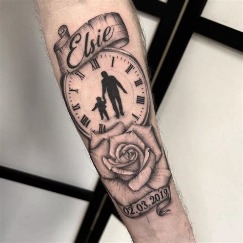 30 Best Father & Daughter Tattoo Ideas You Should Check