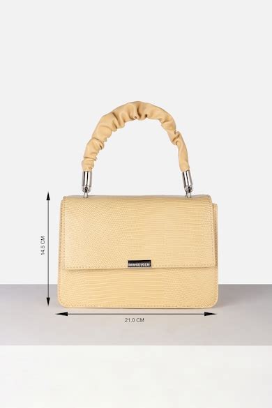 Buy Women Beige Textured Casual Sling Bag Online - 39826820 | Van Heusen