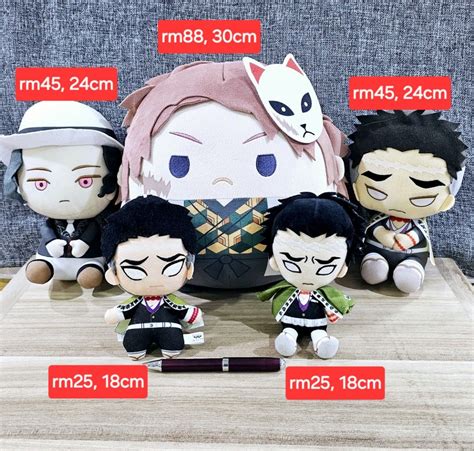 Anime Demon Slayer plushies from rm25, Hobbies & Toys, Collectibles ...