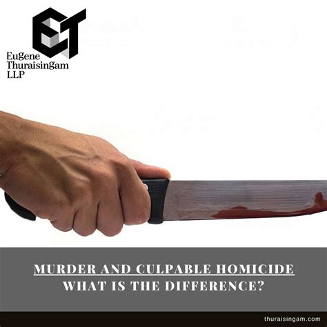 What is the difference between murder and culpable homicide not ...