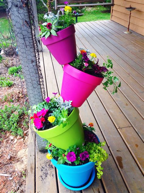 This was so easy and such a cute idea! | Flower planters diy, Garden ...